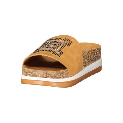 Laura Biagiotti Brown Polyethylene Slippers
