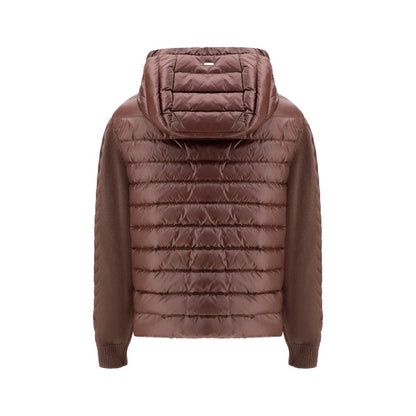 Herno Brown Polyester Full-Length Jacket