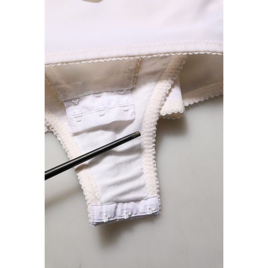 Dolce & Gabbana Black Cotton Corset Style Fitted Mini Dress