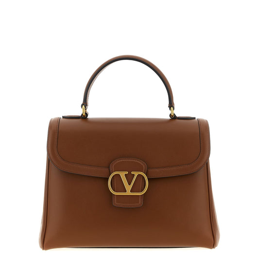 Valentino Garavani Brown Calfskin Handbag