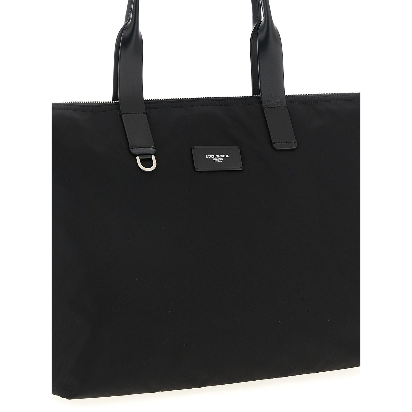 Dolce & Gabbana Black Polyamide Tote Bag