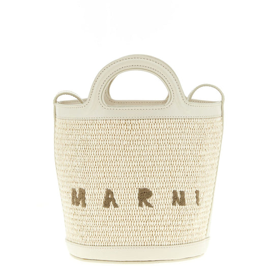 Marni White Cotton Handbag