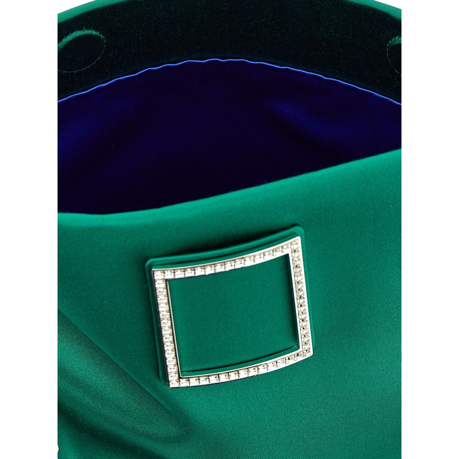 Roger Vivier Bicolor Viscose Clutch Bag