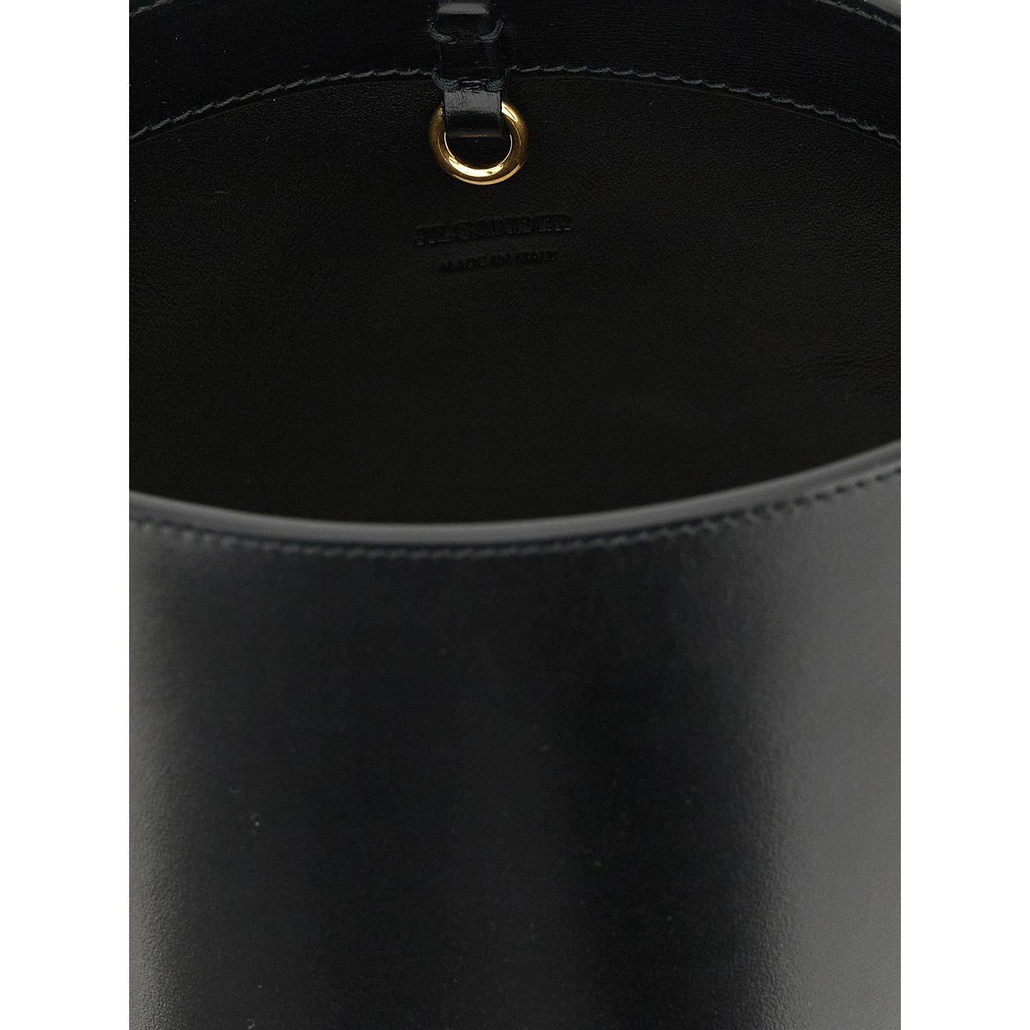 Jil Sander Black Calfskin Shoulder Bag