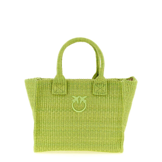 PINKO Bicolor Polypropylene Tote Bag