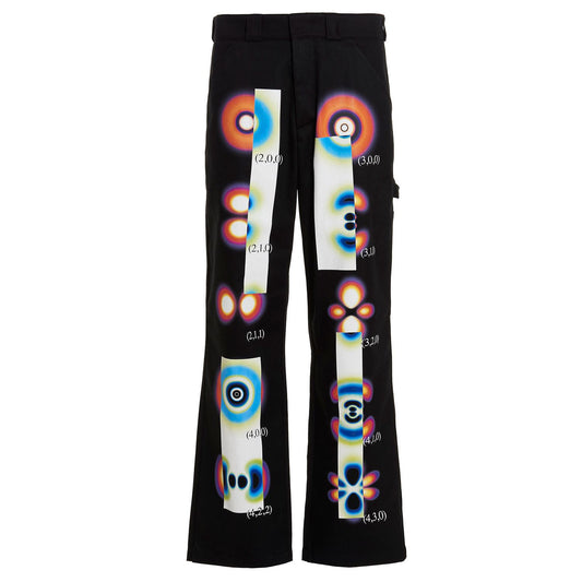 MSFTSrep Black Cotton Casual Pants