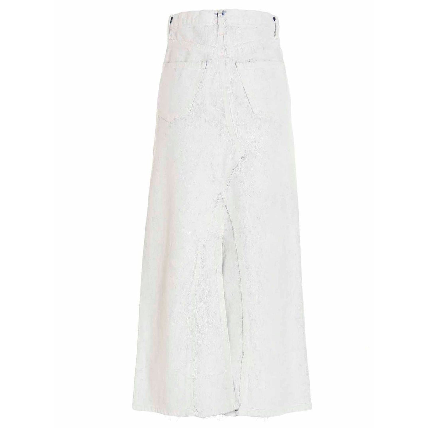Maison Margiela White Cotton Mini Skirt