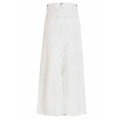 Maison Margiela White Cotton Mini Skirt