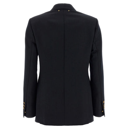 Golden Goose Blue Polyester Blazer