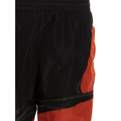Moschino Black Polyamide Athletic Pants