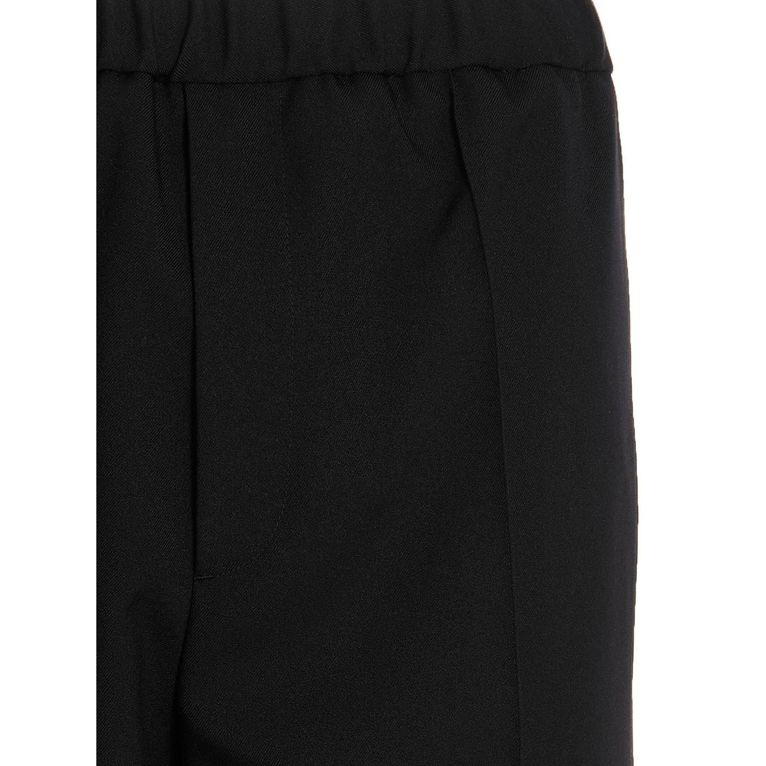 Jil Sander Blue Polyester Casual Pants