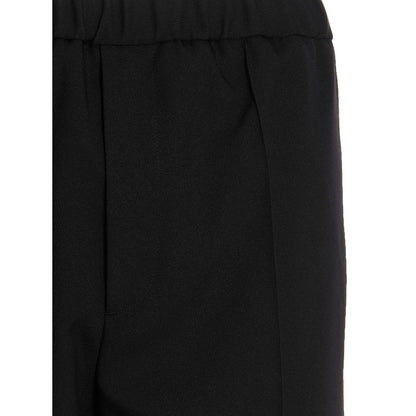 Jil Sander Blue Polyester Casual Pants