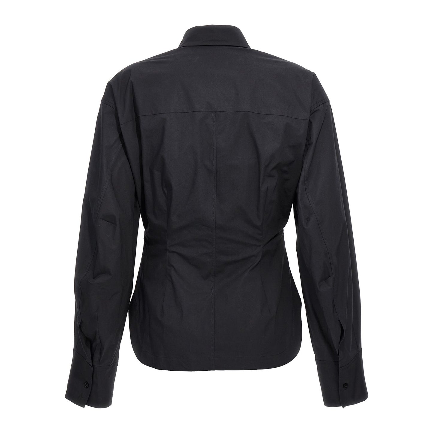 The Attico Black Cotton Blouse