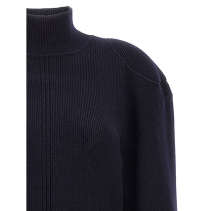 Stella McCartney Blue Wool Midi Skirt