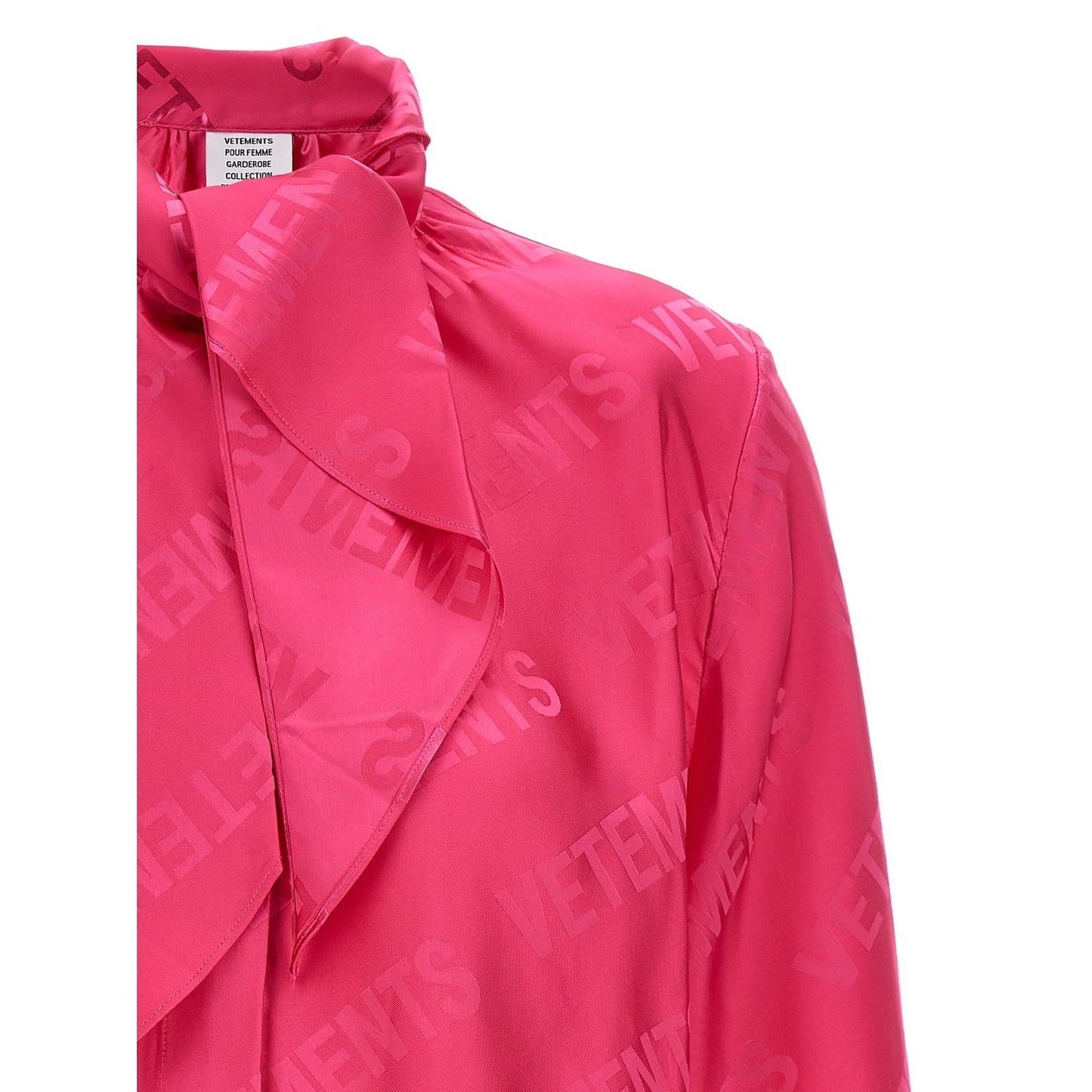Vetements Fuchsia Viscose Blouse