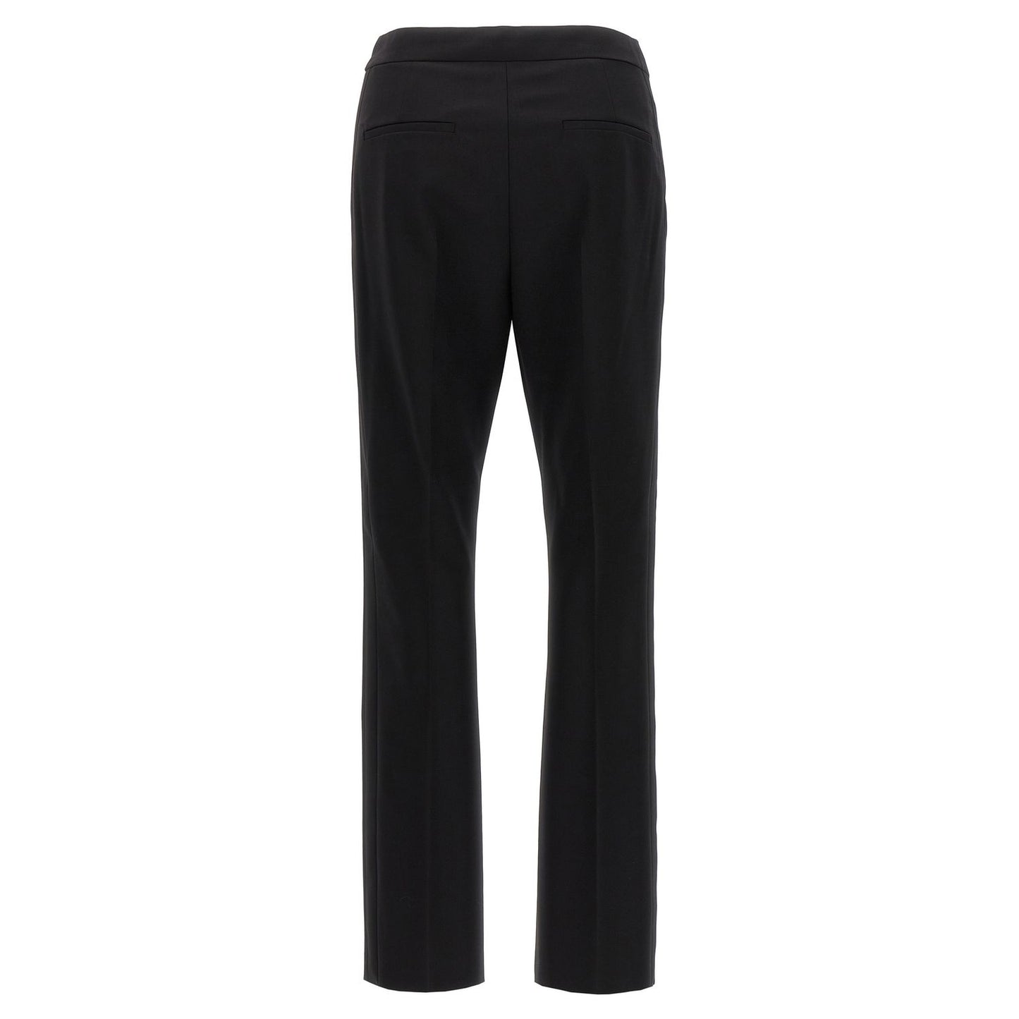 Max Mara Black Virgin Wool Dress Pants