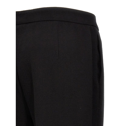 Moschino Black Viscose Dress Pants
