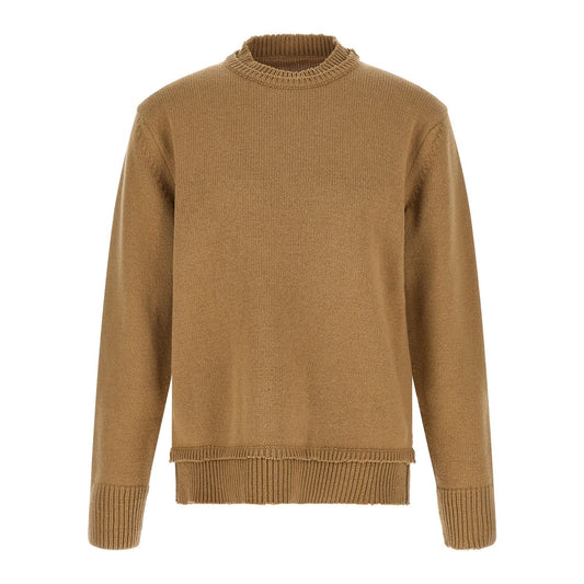 Maison Margiela Beige Wool Cardigan