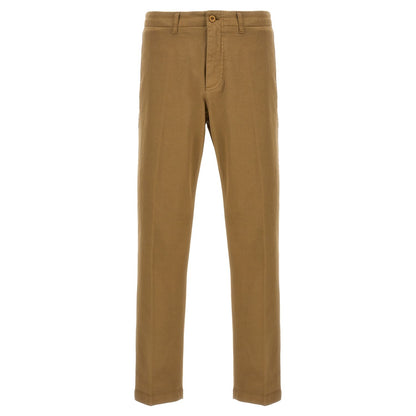 Department 5 Beige Cotton Casual Pants