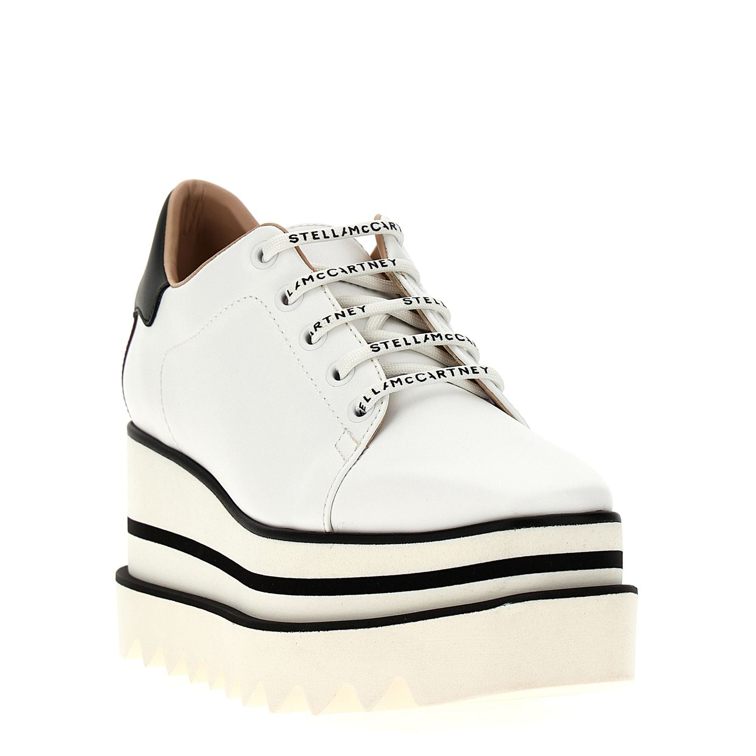 Stella McCartney Bicolor Polyethylene Wedge Sandals