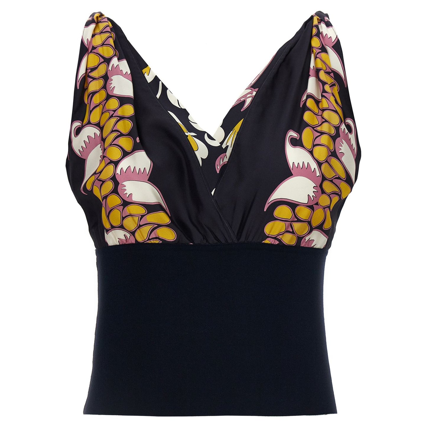 Tory Burch Black Silk Tank Tops