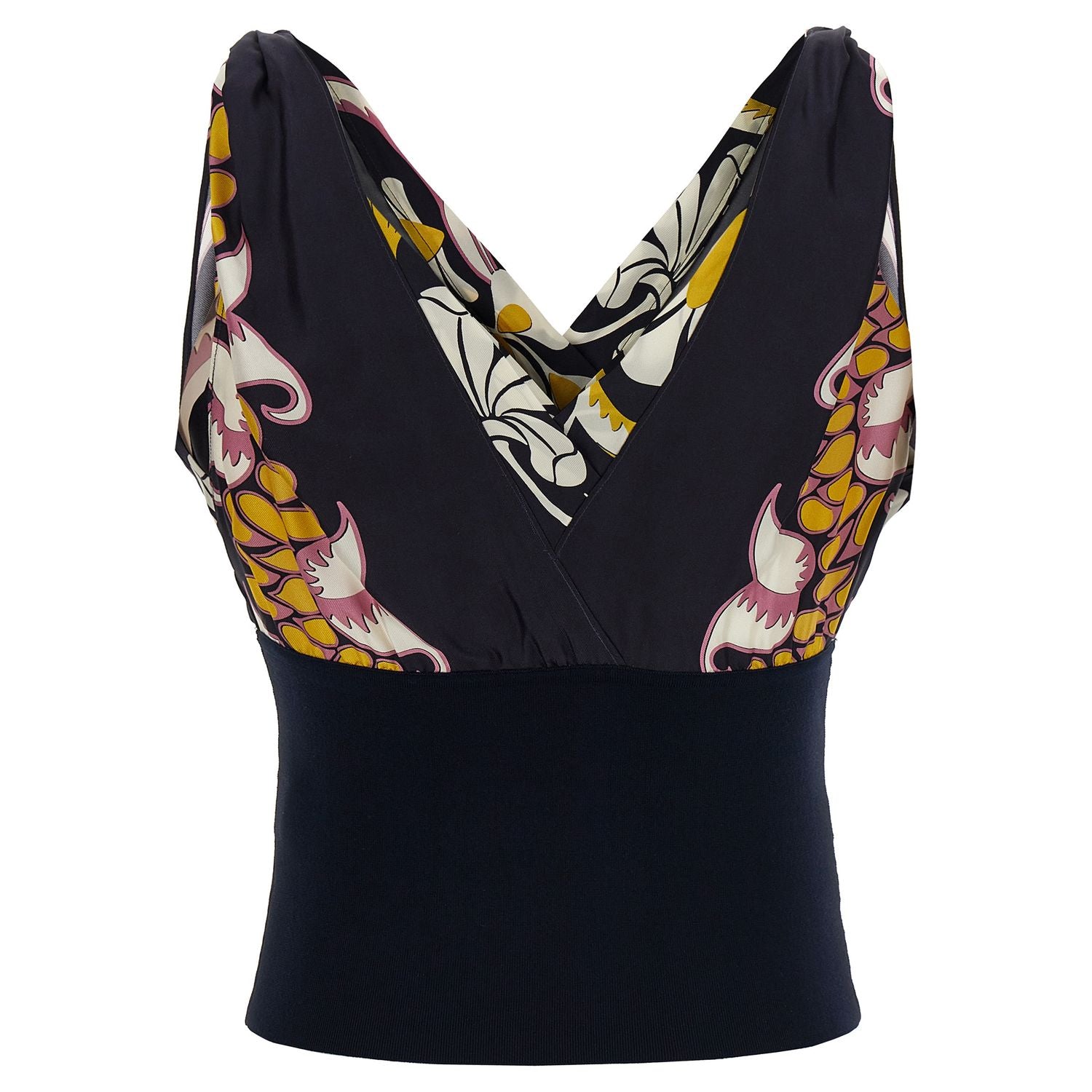 Tory Burch Black Silk Tank Tops