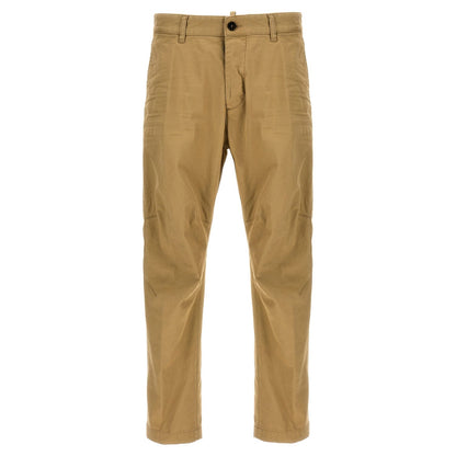 Dsquared² Beige Cotton Chino Pants