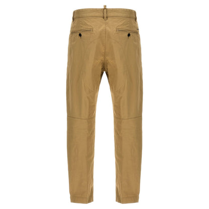 Dsquared² Beige Cotton Chino Pants