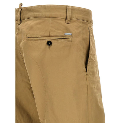 Dsquared² Beige Cotton Chino Pants