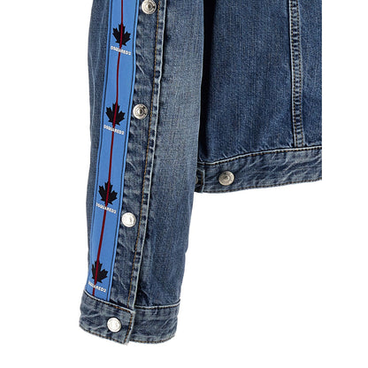 Dsquared² Blue Cotton Denim Jacket