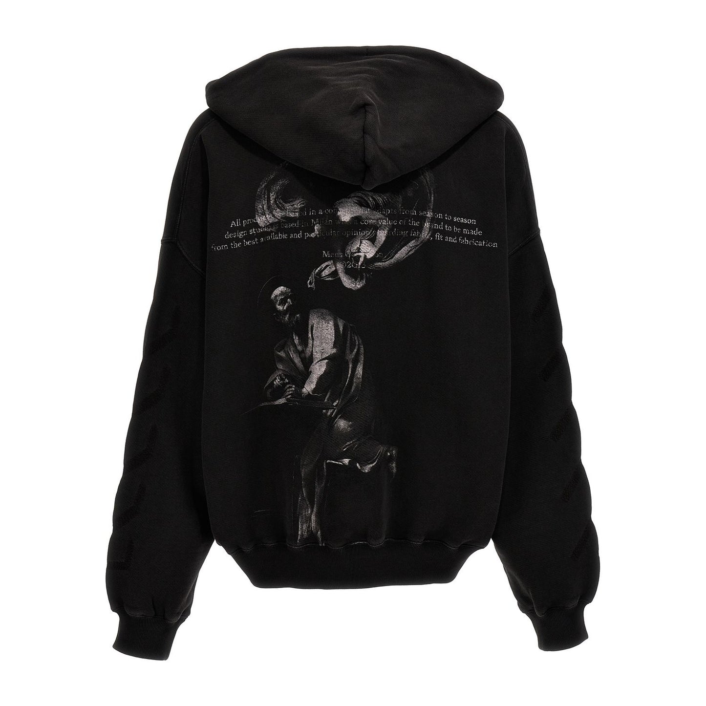 Off-White Gray Cotton Sweatshirt