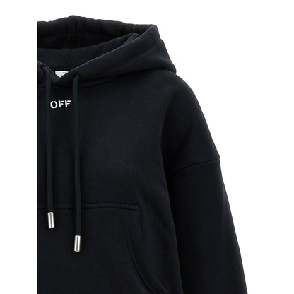 Off-White Black Cotton Hoodie