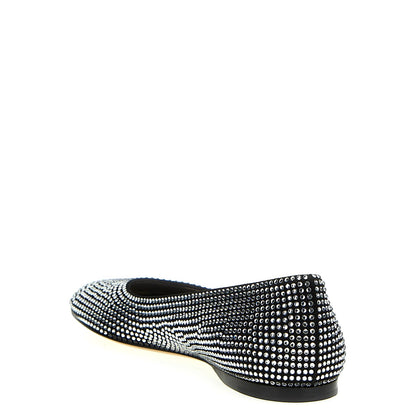 Loewe Black Goatskin Ballet Flats