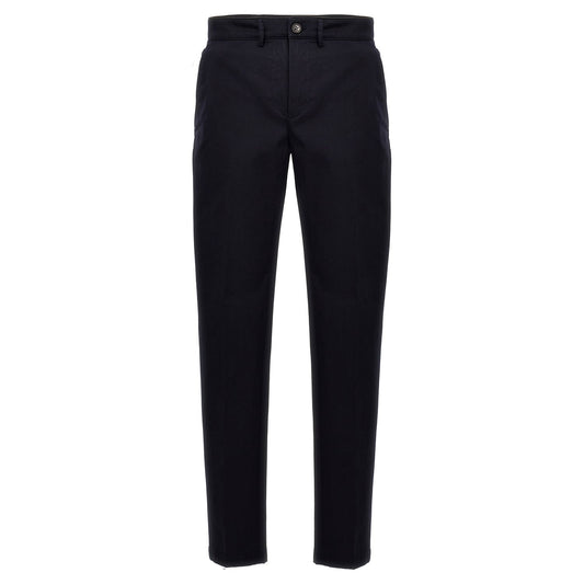 Department 5 Blue Cotton Casual Pants