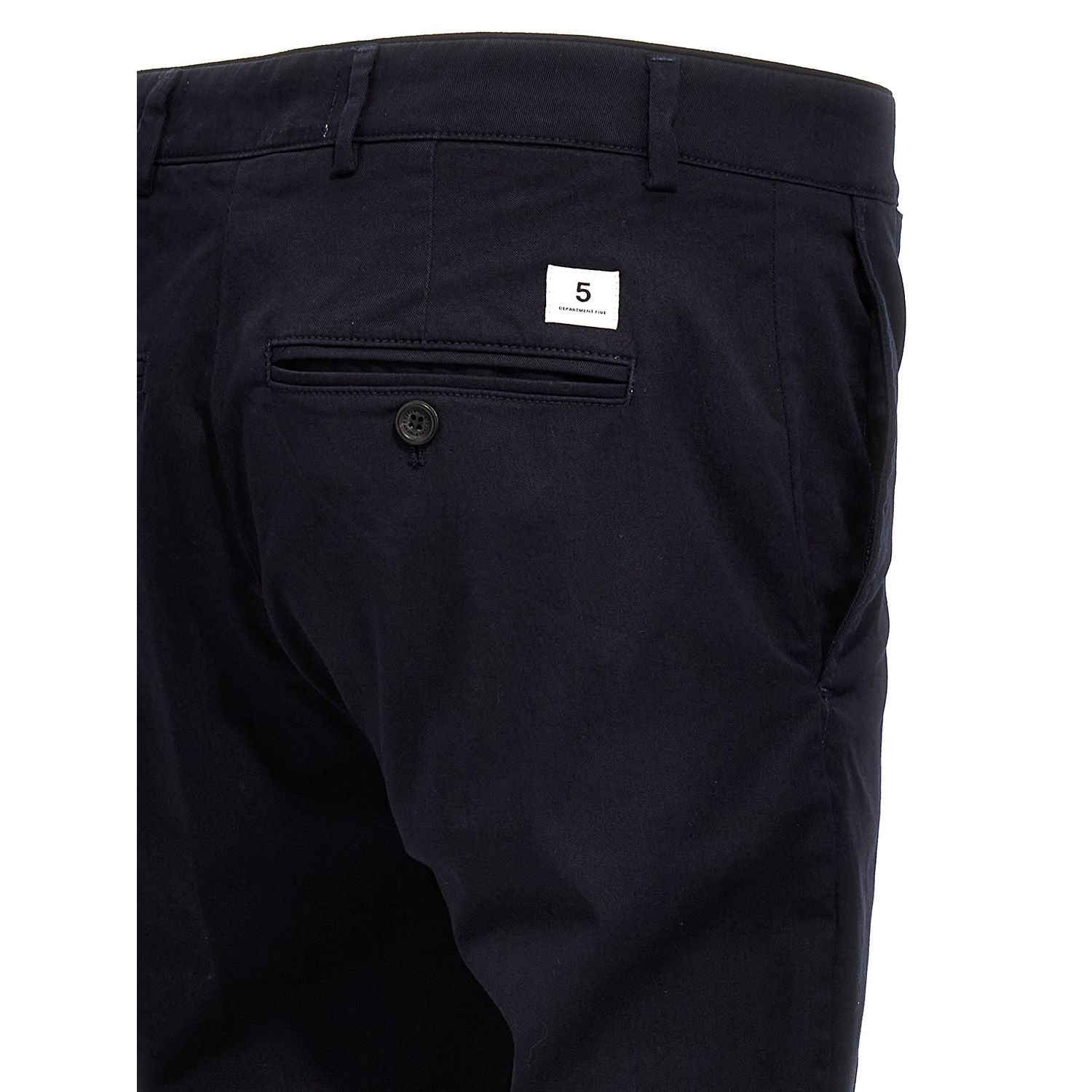 Department 5 Blue Cotton Casual Pants