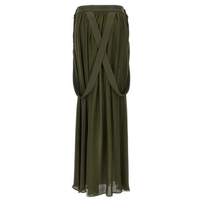 Max Mara Bicolor Silk Mini Skirt