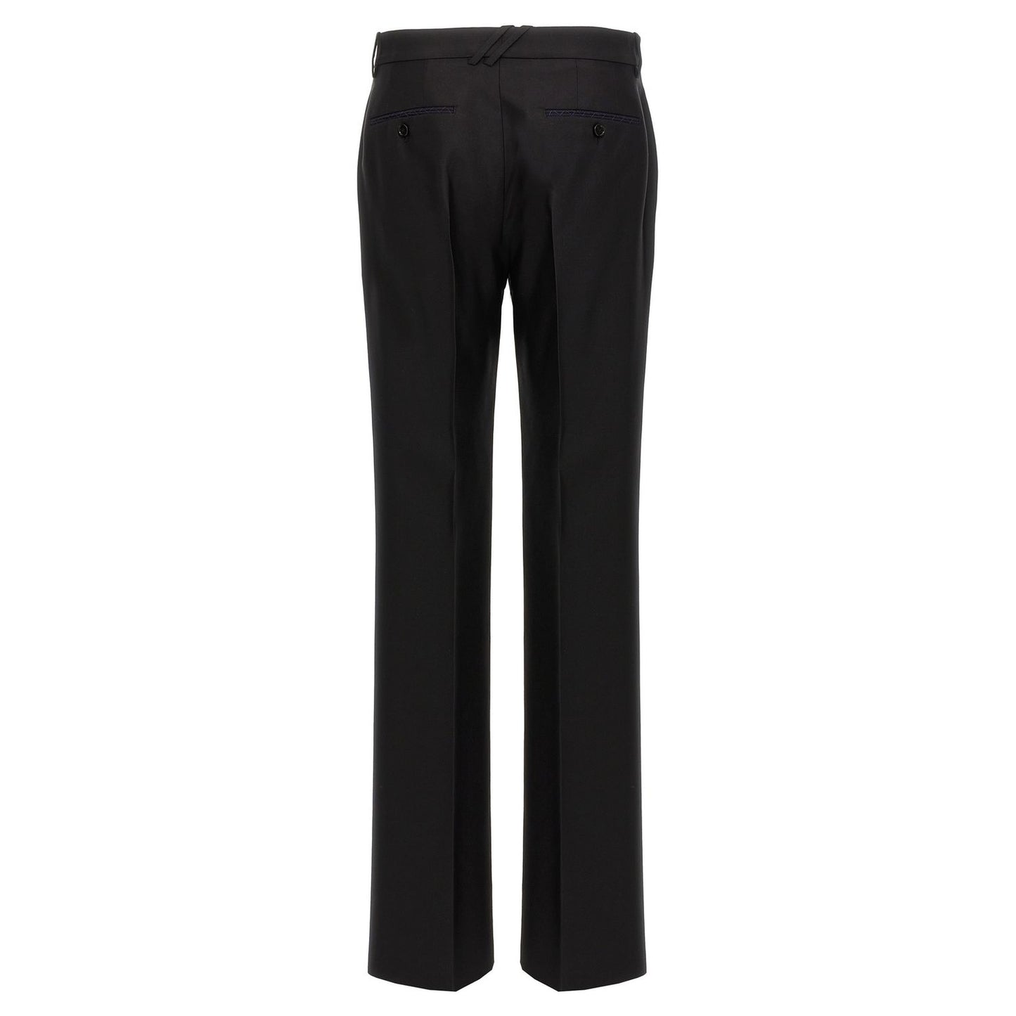 Burberry Black Virgin Wool Dress Pants