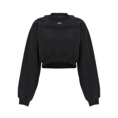 Off-White Bicolor Cotton Sweatshirt