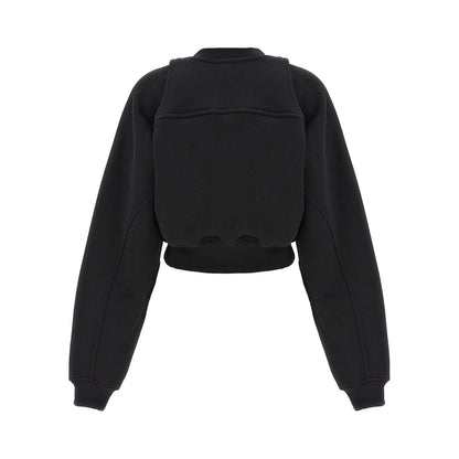 Off-White Bicolor Cotton Sweatshirt