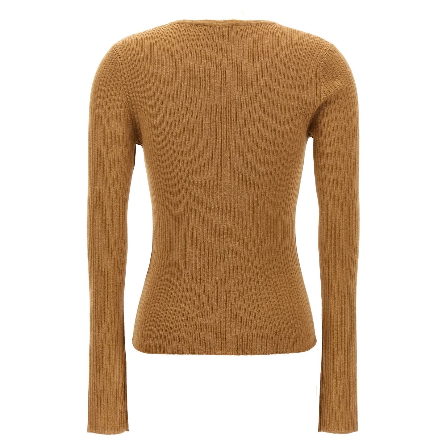Max Mara Beige Silk Cardigan