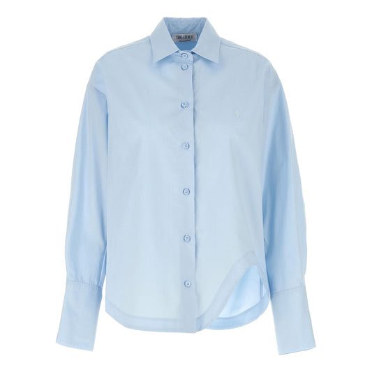 The Attico Blue Cotton Blouse