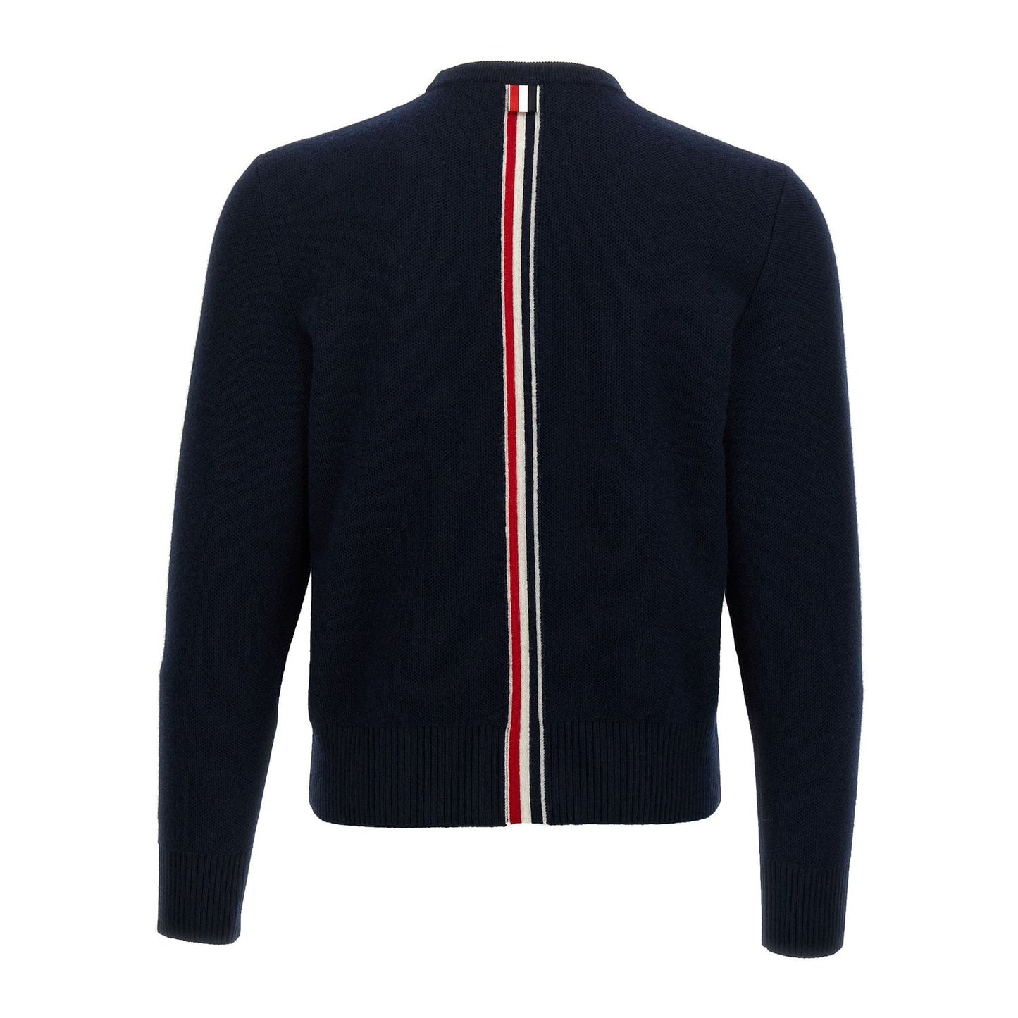 Thom Browne Blue Virgin Wool Cardigan