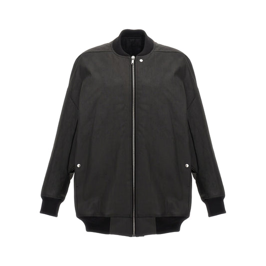Rick Owens Black Cotton Bomber