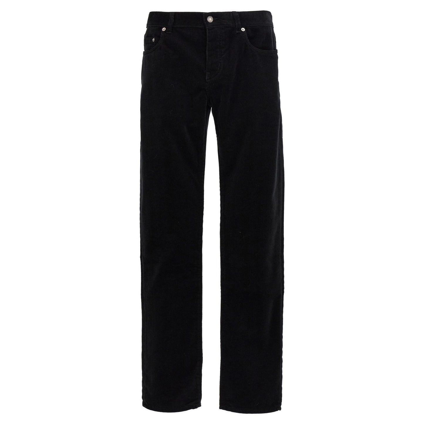 Saint Laurent Black Cotton Casual Pants