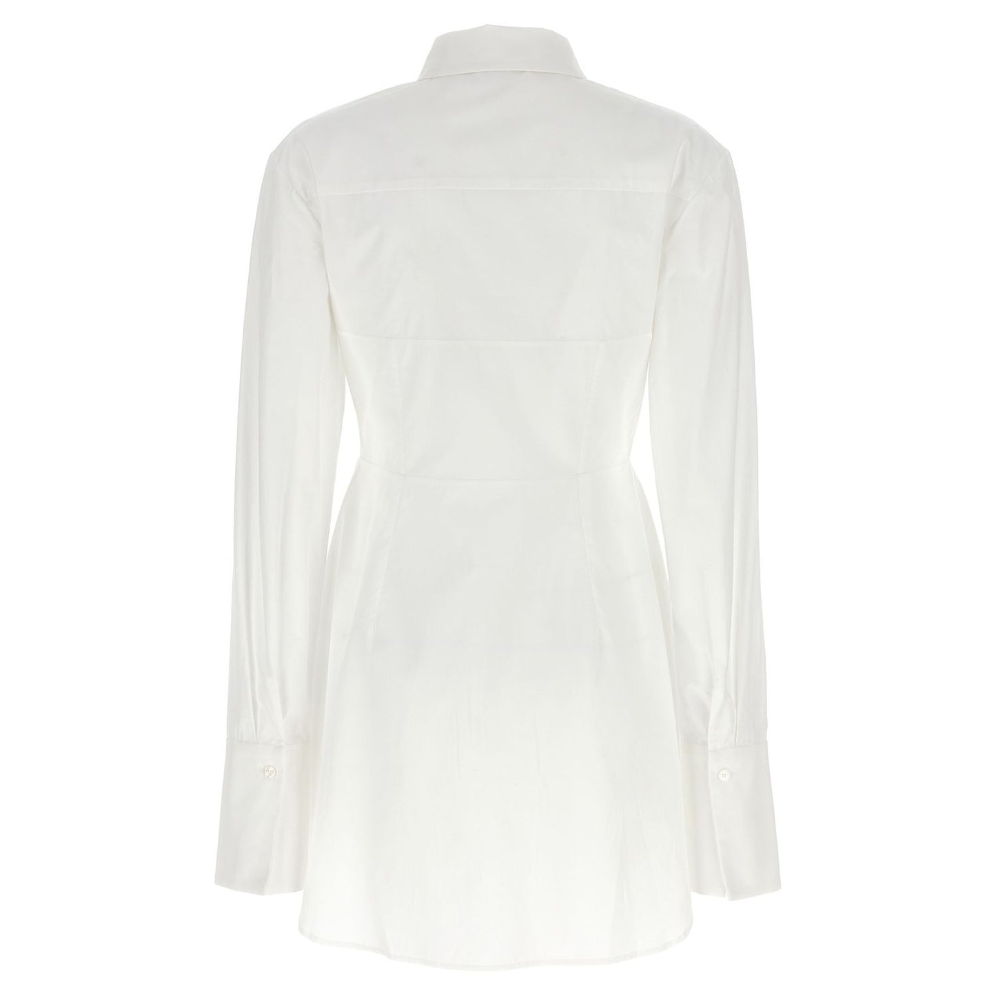 Nensi Dojaka White Cotton Blouse