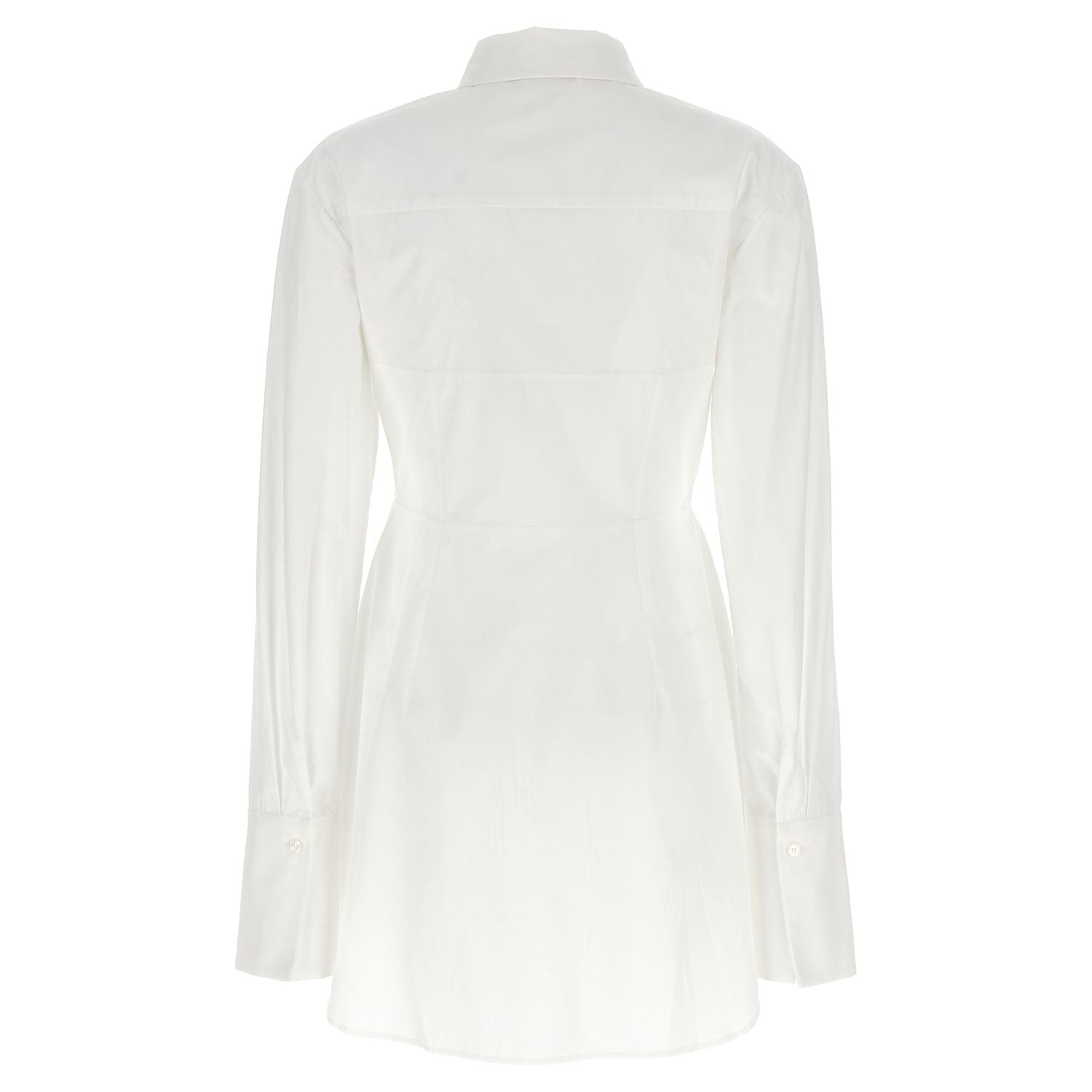 Nensi Dojaka White Cotton Blouse
