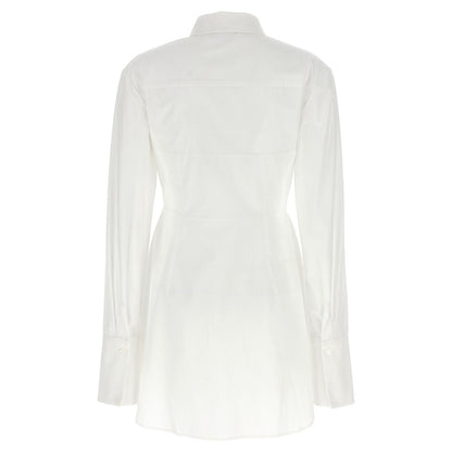 Nensi Dojaka White Cotton Blouse