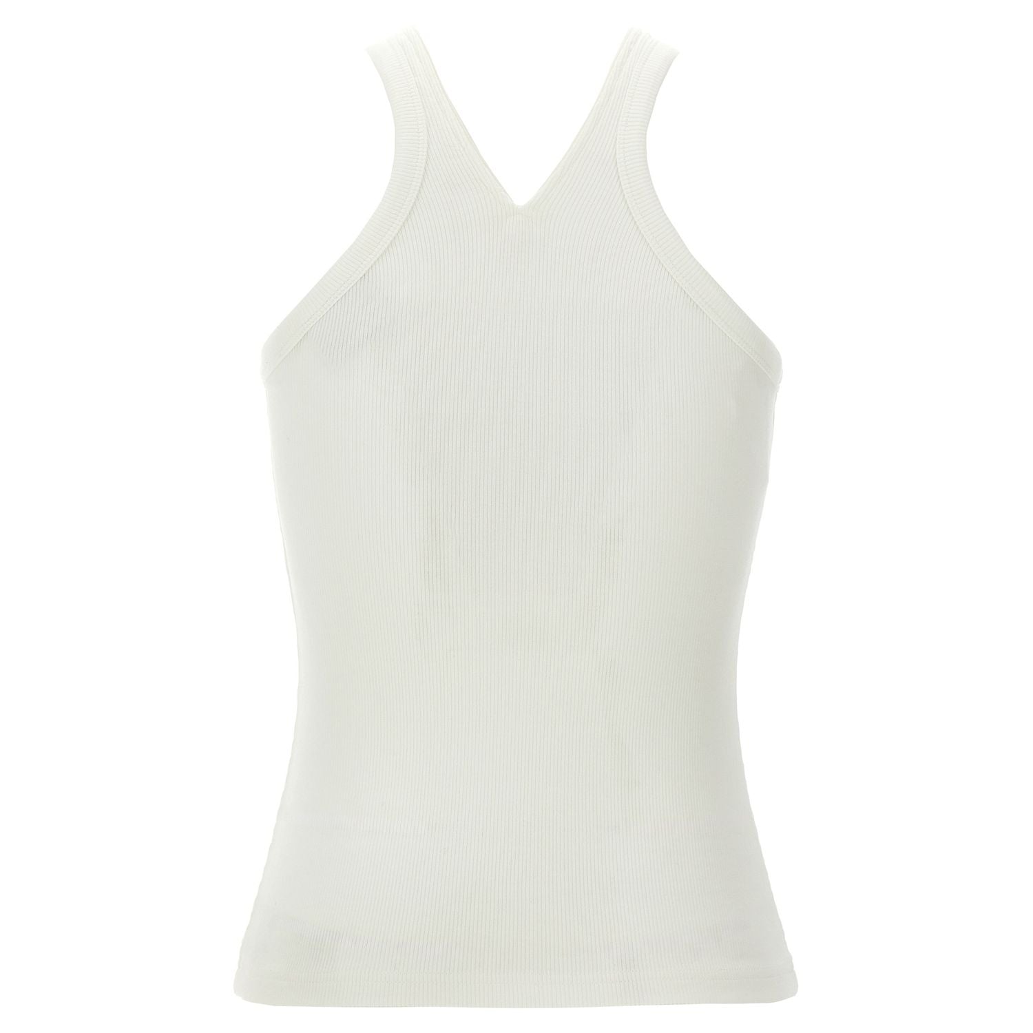 Courrèges White Cotton Tank Tops
