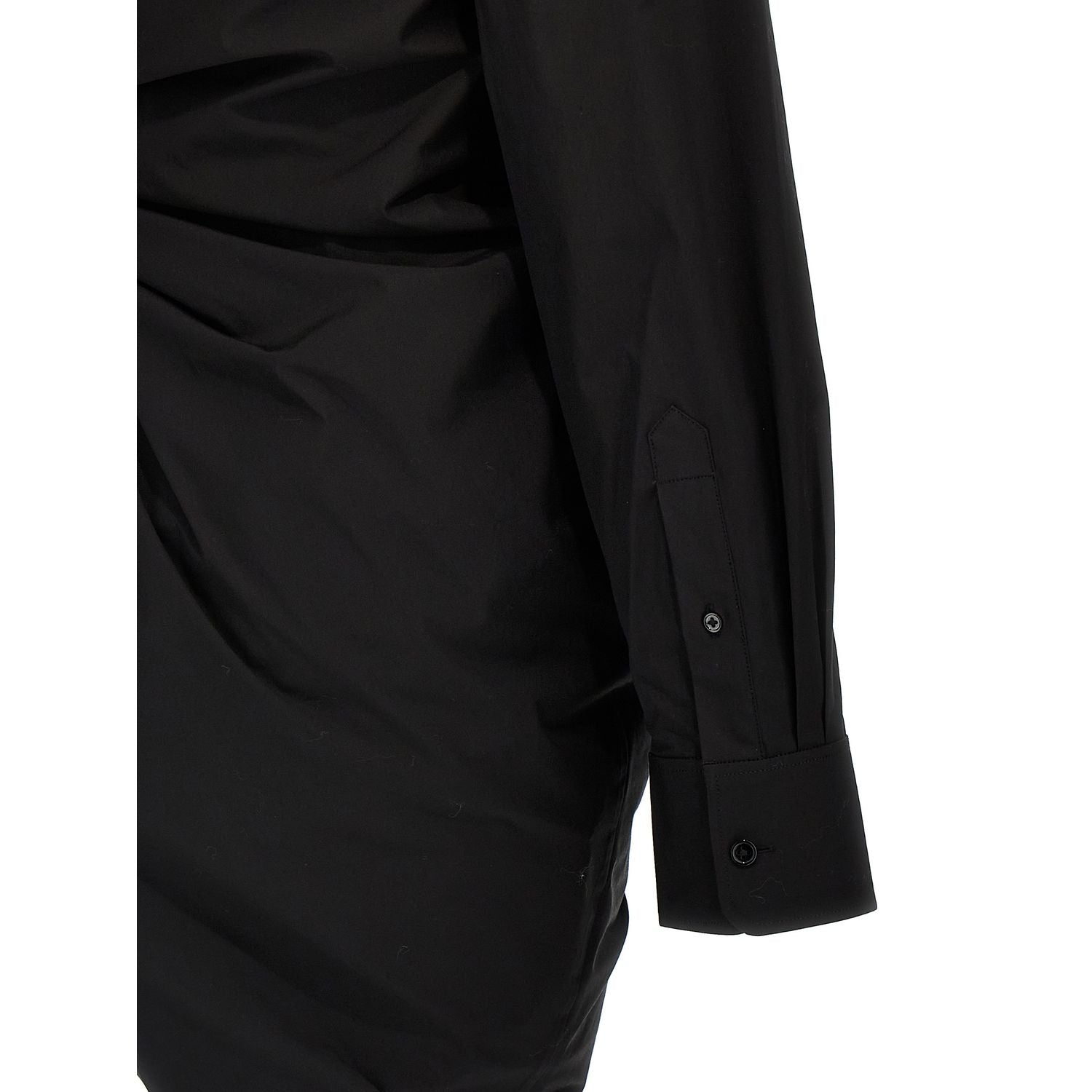 Alexander Wang Black Cotton Short Dress