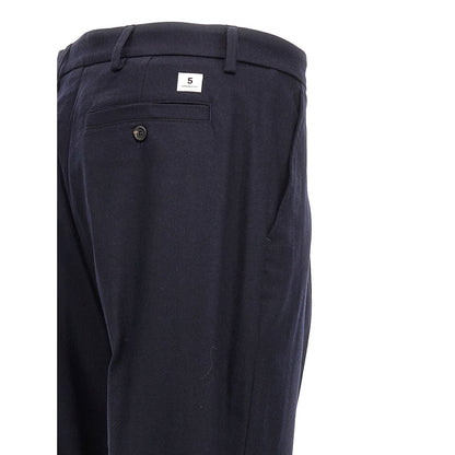 Department 5 Blue Wool Dress Pants